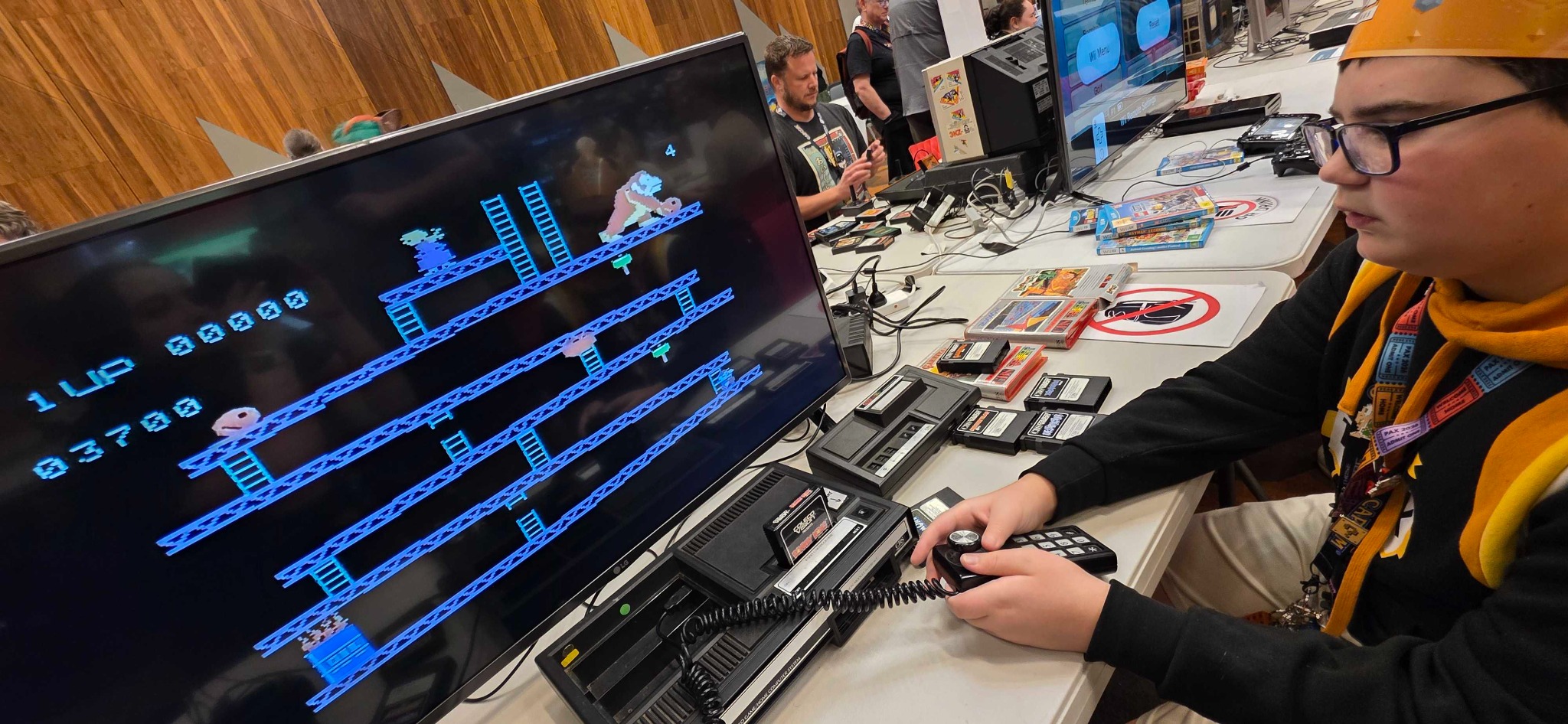 Playing classic games at PAX
