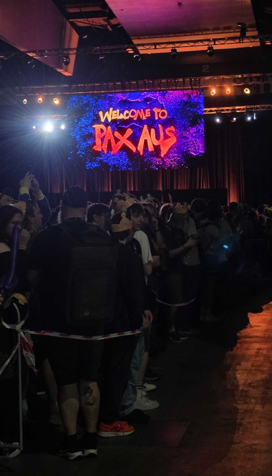 The excitement around the convention hall