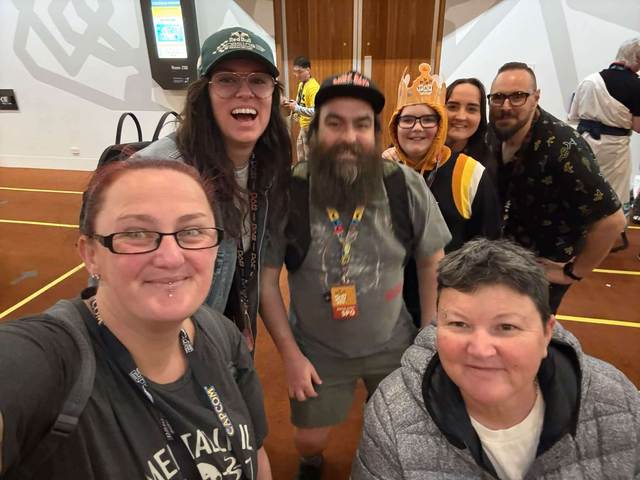 Friends together at PAX Aus