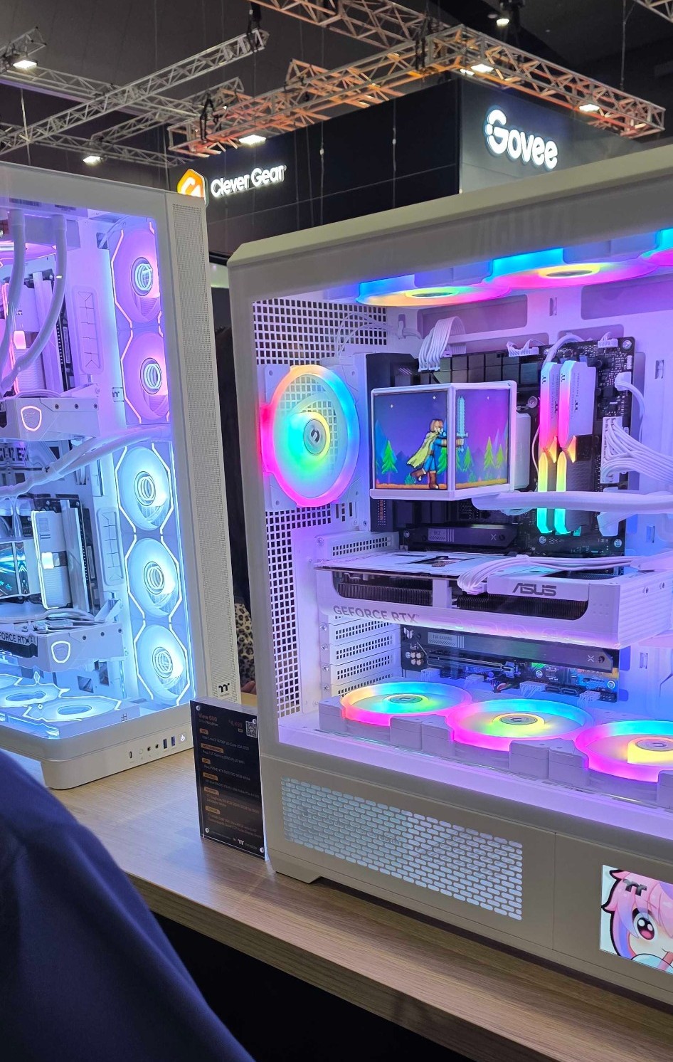 A custom PC on display
