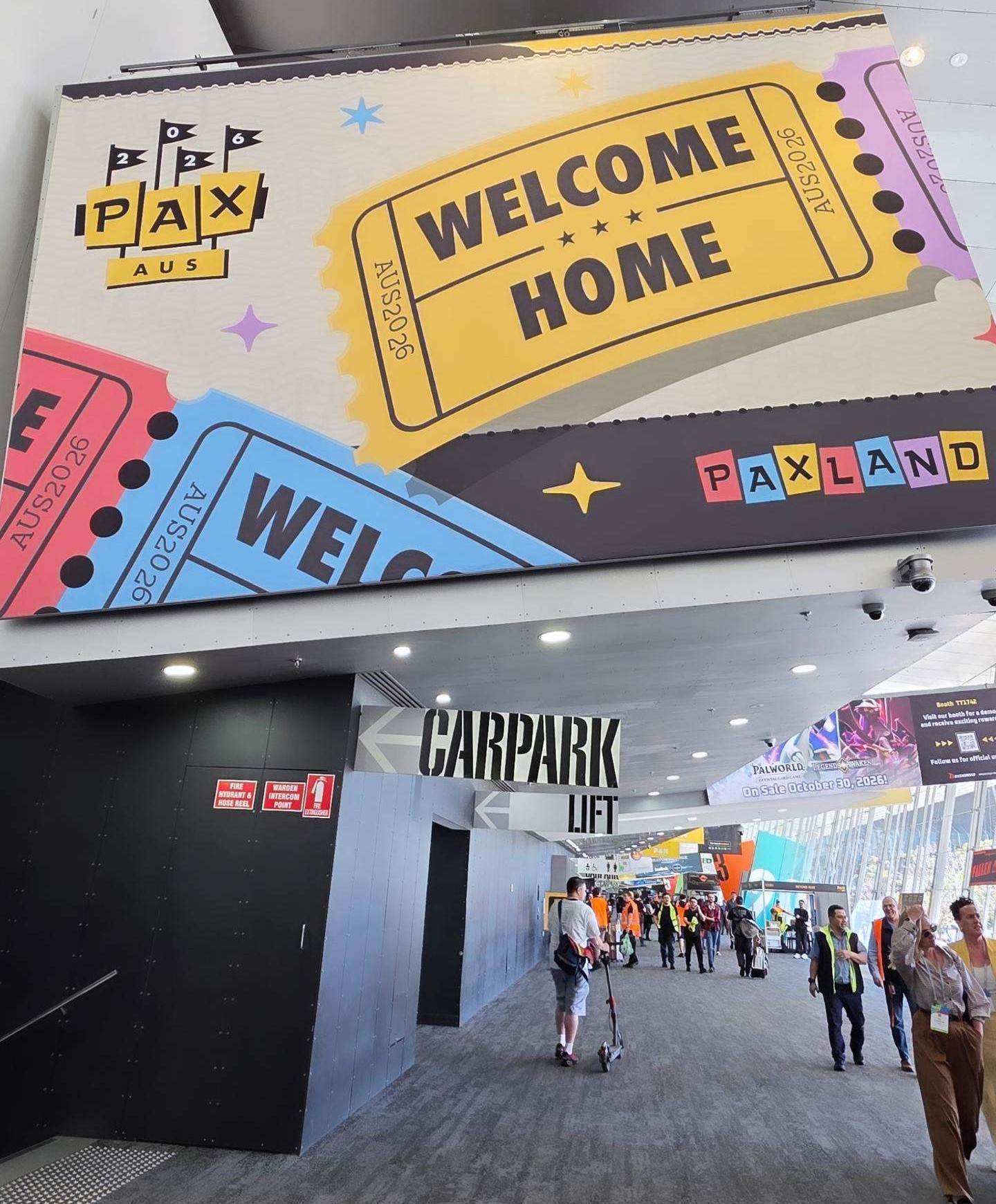 The Welcome Home display at PAX Aus 2026